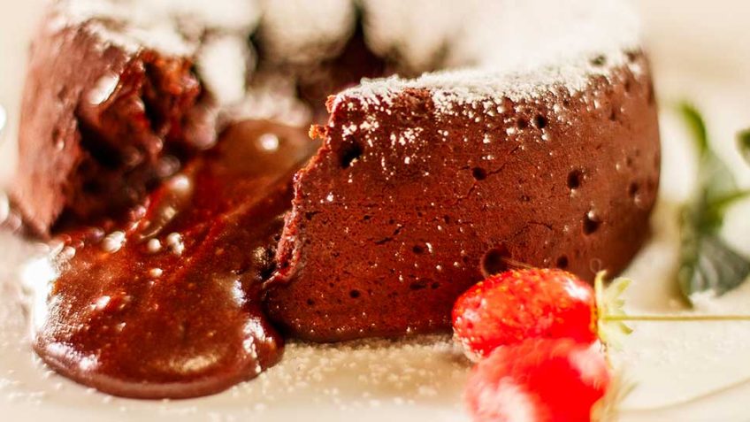 Chocolate lava cake